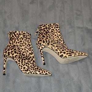 Steve Madden Animal Print Ankle Booties